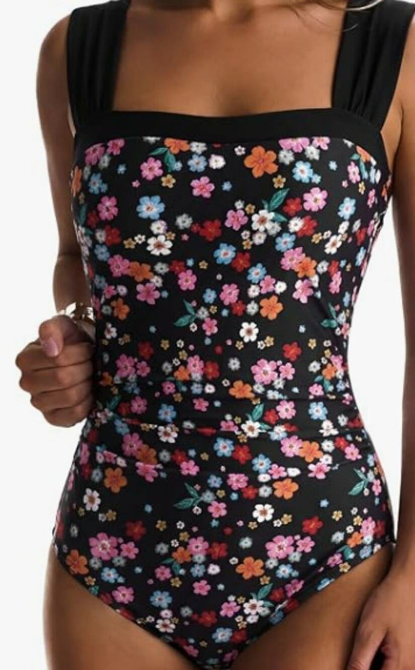 Womens Swimsuit - One Piece, Tummy Control, Full Coverage